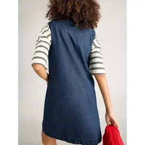 White Stuff Rose Denim Pinafore